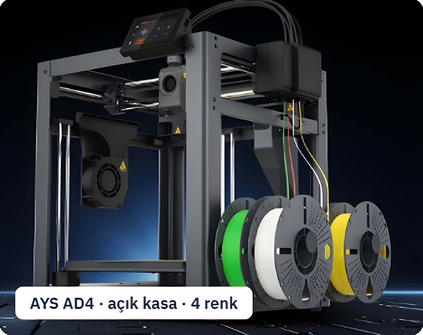 AYS AD4 – Açık kasa · 4 renk baskı